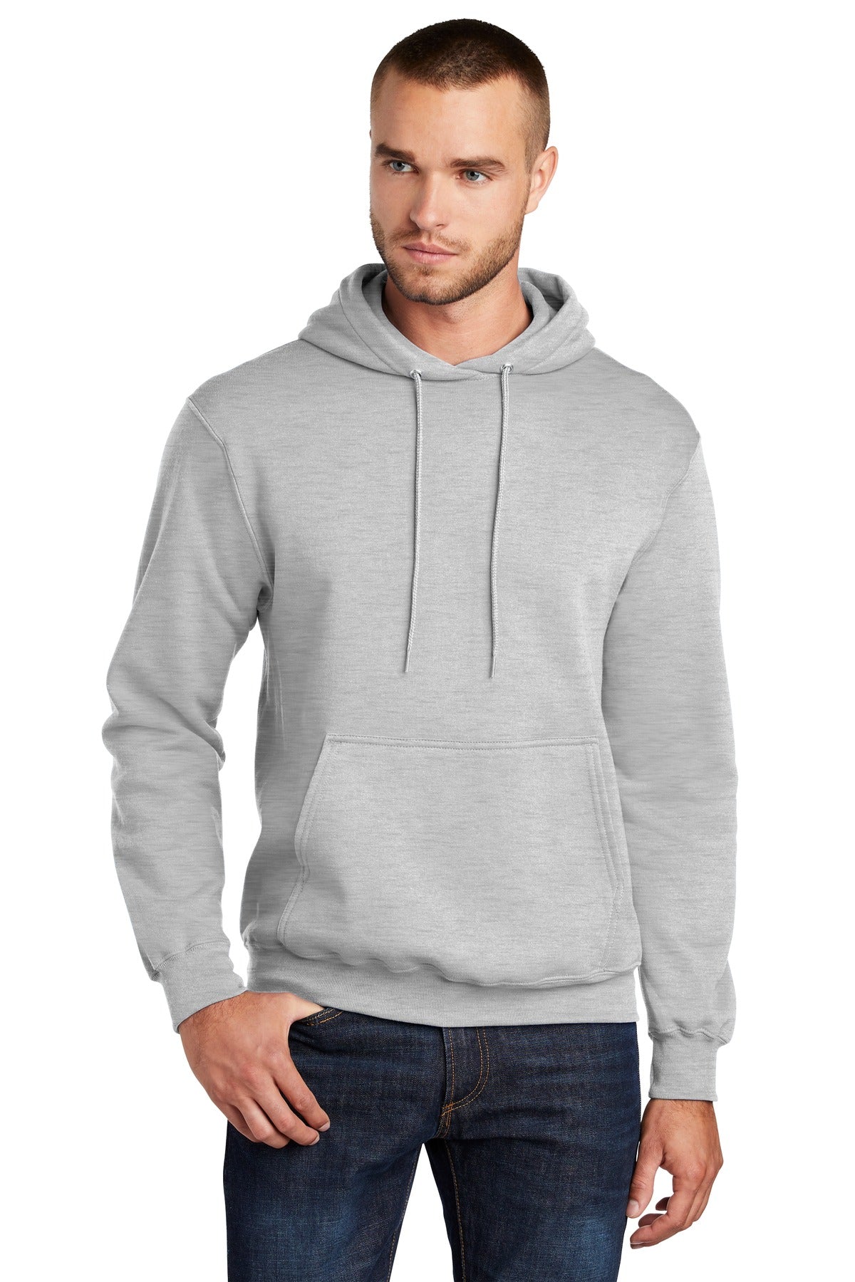 Port & Company PC78H: Core Fleece Pullover Hooded Sweatshirt