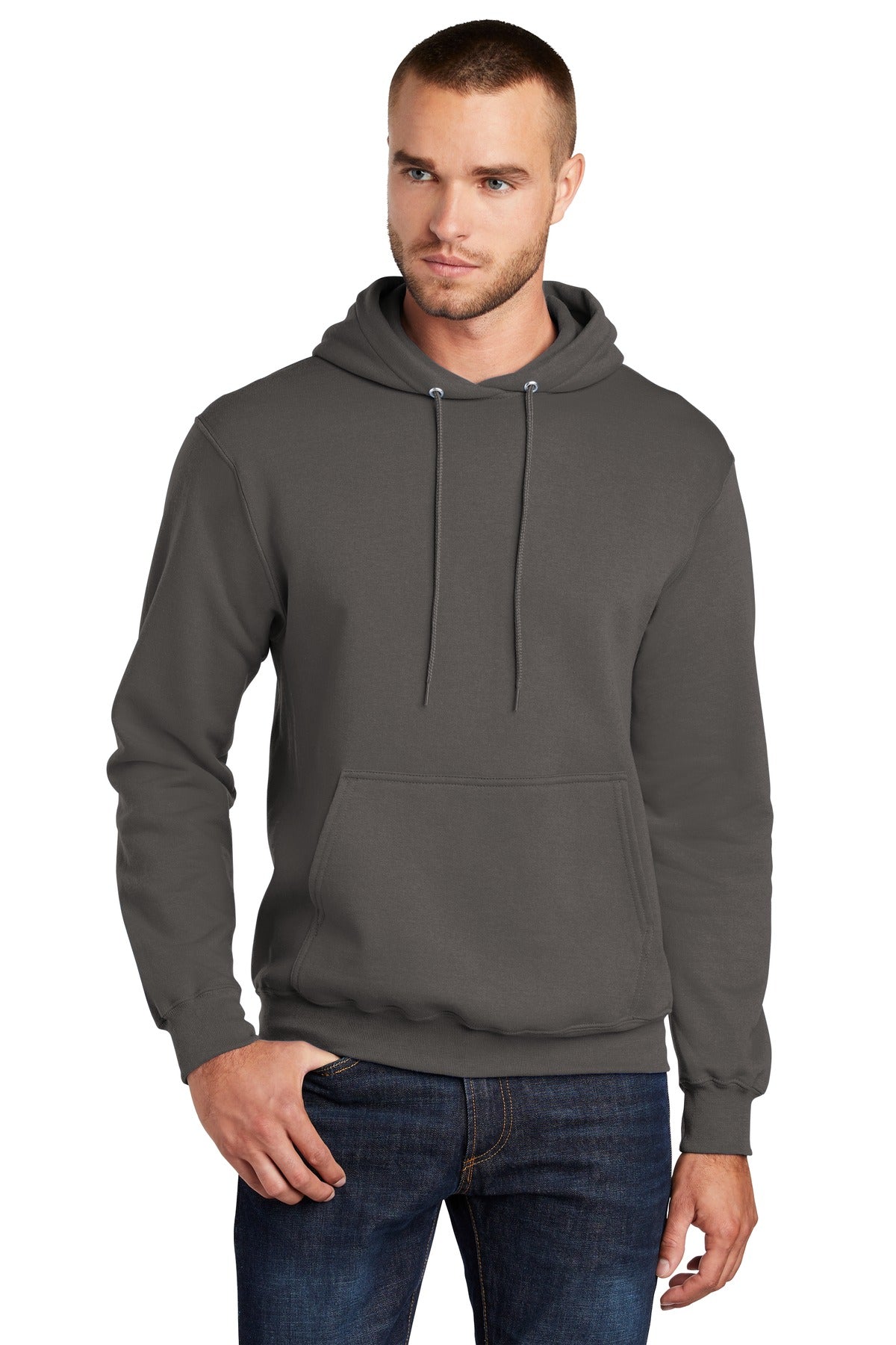 Port & Company PC78H: Core Fleece Pullover Hooded Sweatshirt