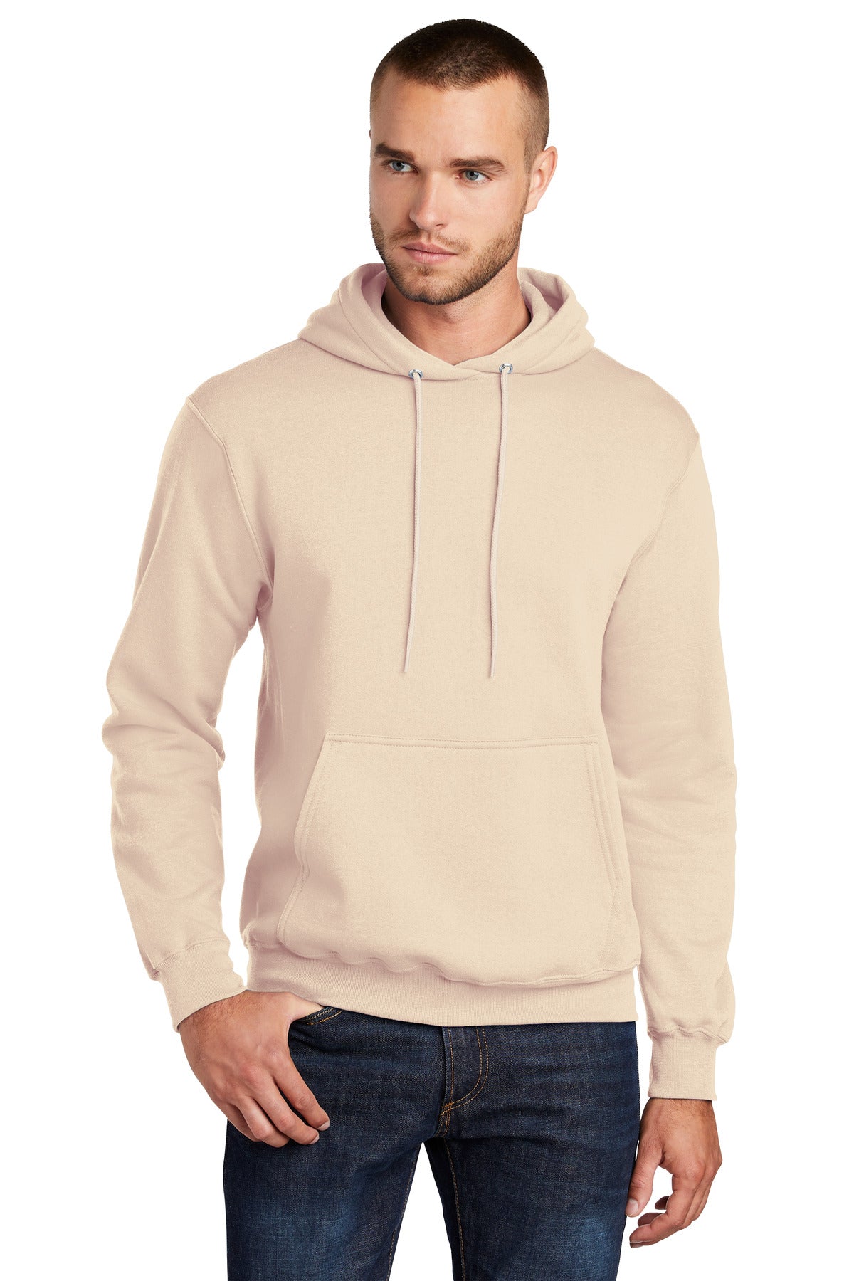 Port & Company PC78H: Core Fleece Pullover Hooded Sweatshirt