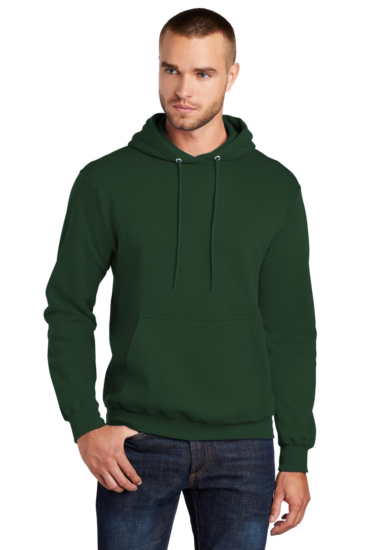 Port & Company PC78H: Core Fleece Pullover Hooded Sweatshirt