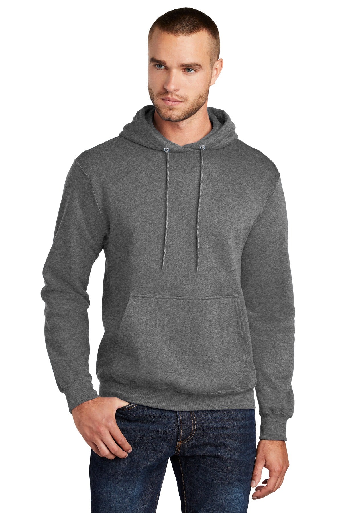 Port & Company PC78H: Core Fleece Pullover Hooded Sweatshirt