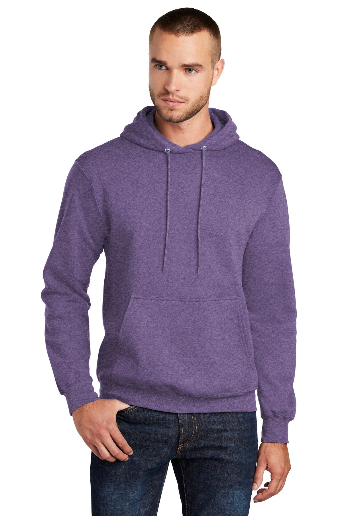 Port & Company PC78H: Core Fleece Pullover Hooded Sweatshirt