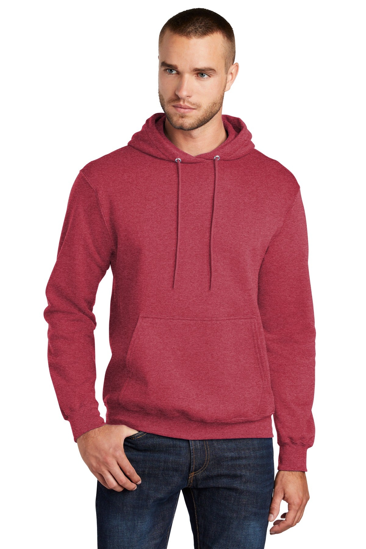 Port & Company PC78H: Core Fleece Pullover Hooded Sweatshirt