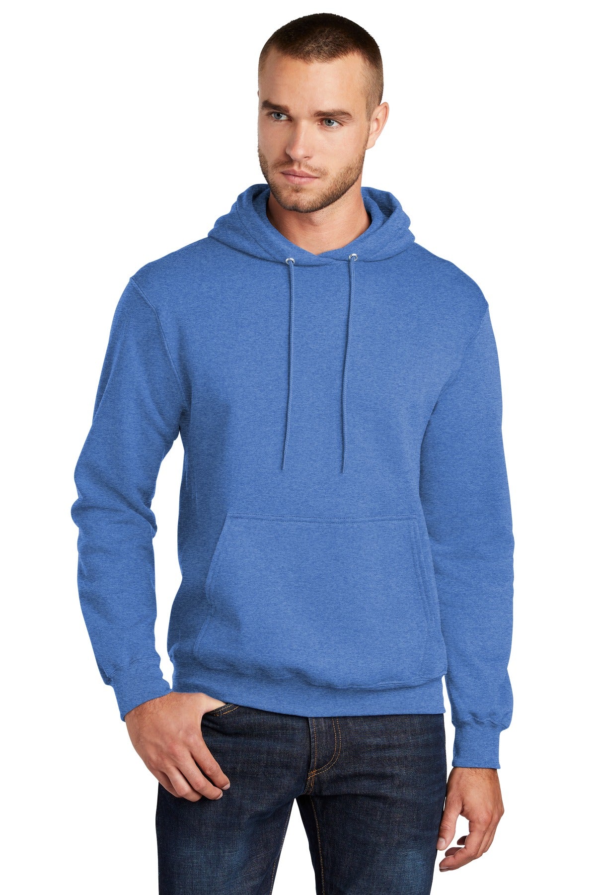 Port & Company PC78H: Core Fleece Pullover Hooded Sweatshirt