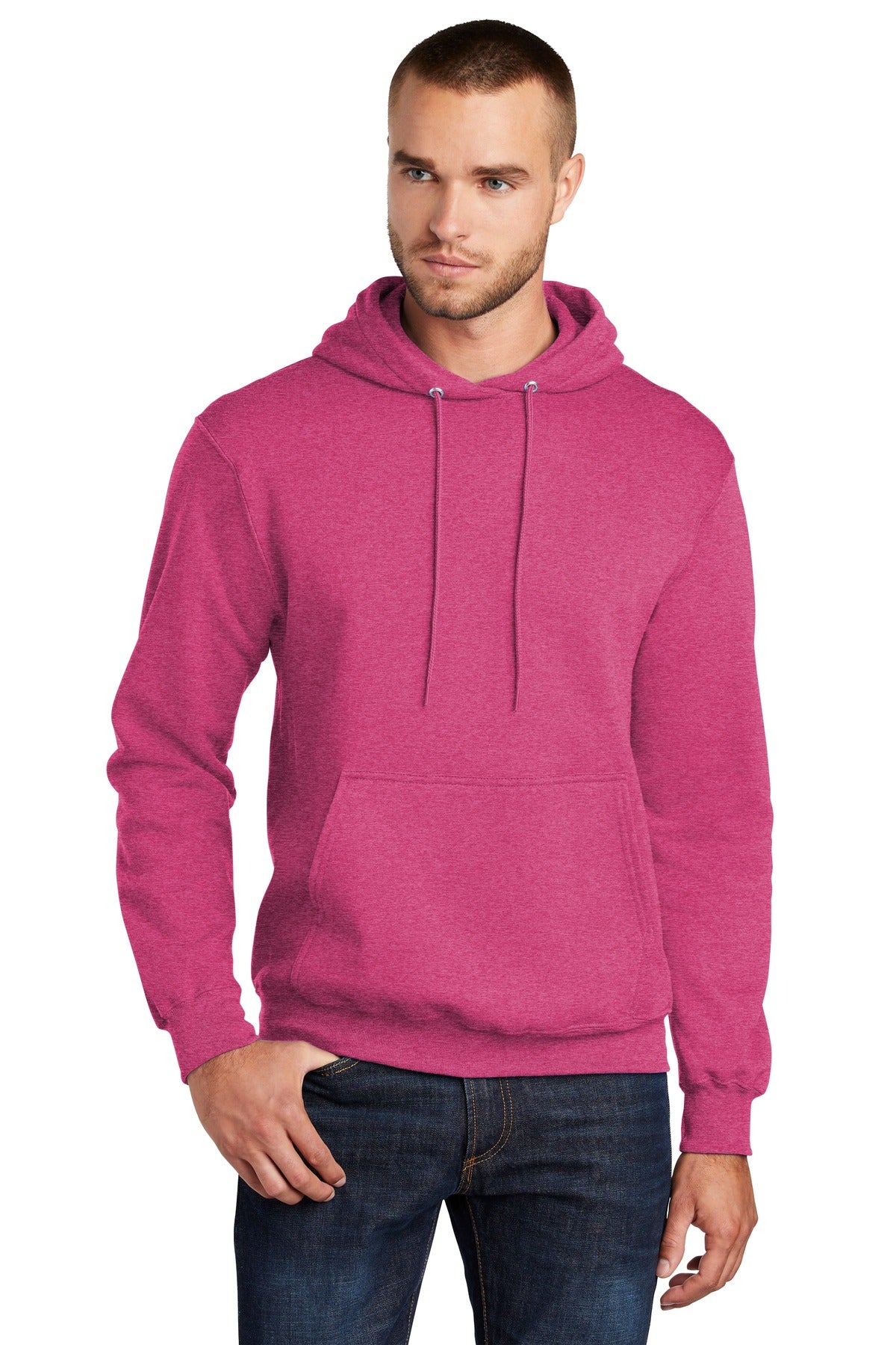 Port & Company PC78H: Core Fleece Pullover Hooded Sweatshirt