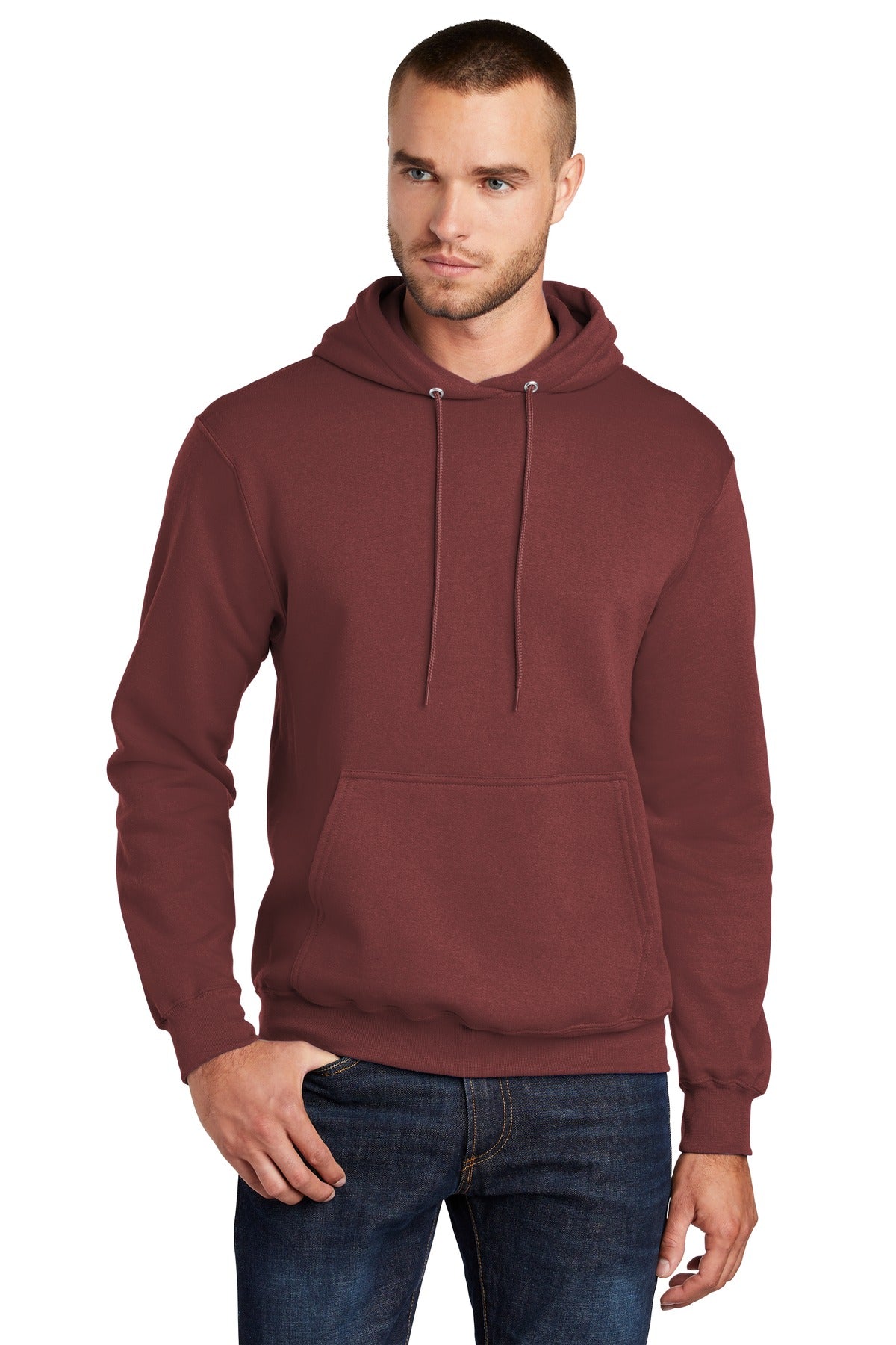 Port & Company PC78H: Core Fleece Pullover Hooded Sweatshirt