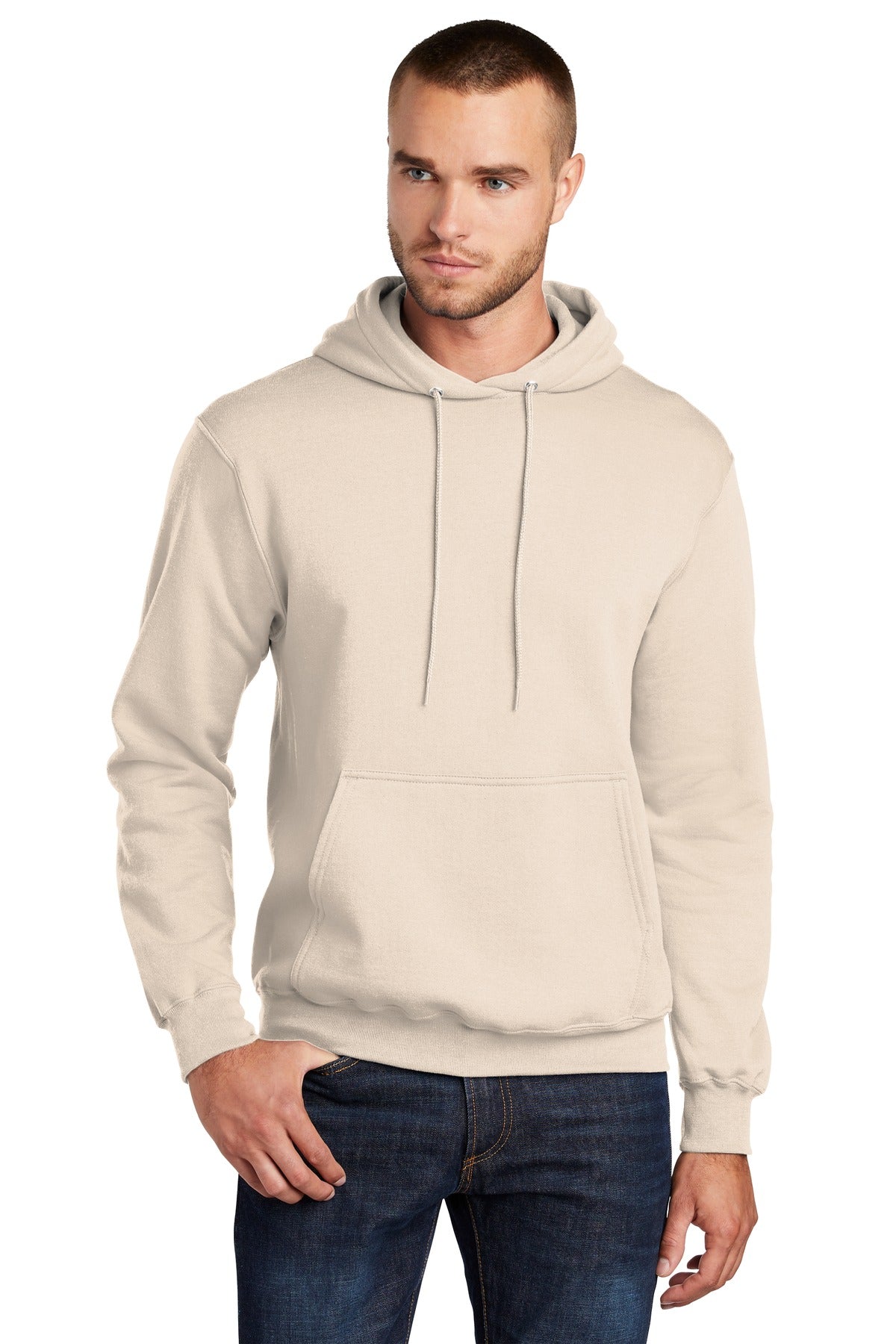 Port & Company PC78H: Core Fleece Pullover Hooded Sweatshirt