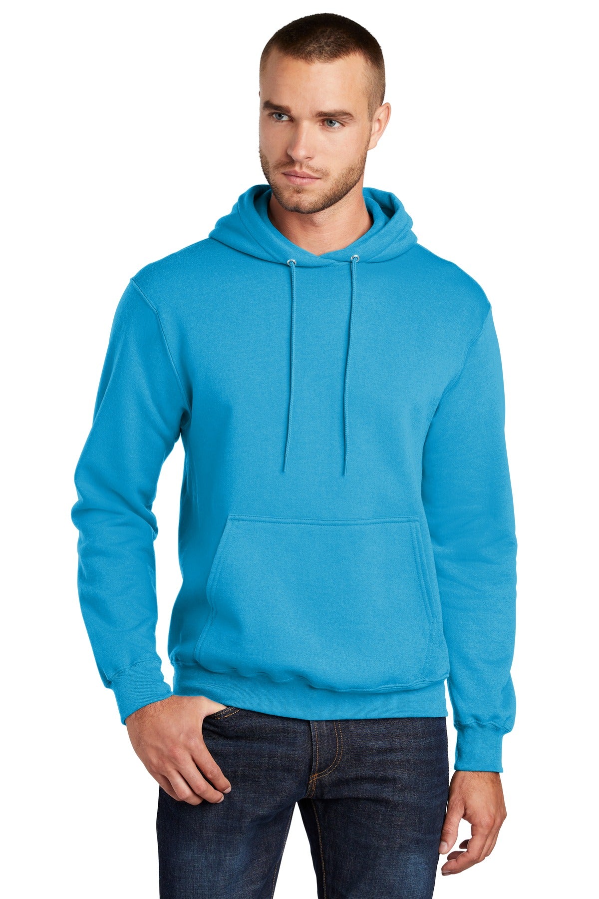 Port & Company PC78H: Core Fleece Pullover Hooded Sweatshirt