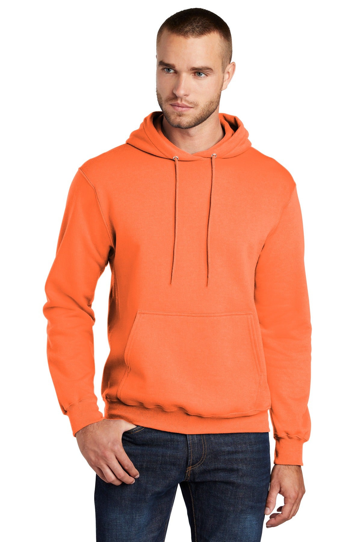 Port & Company PC78H: Core Fleece Pullover Hooded Sweatshirt