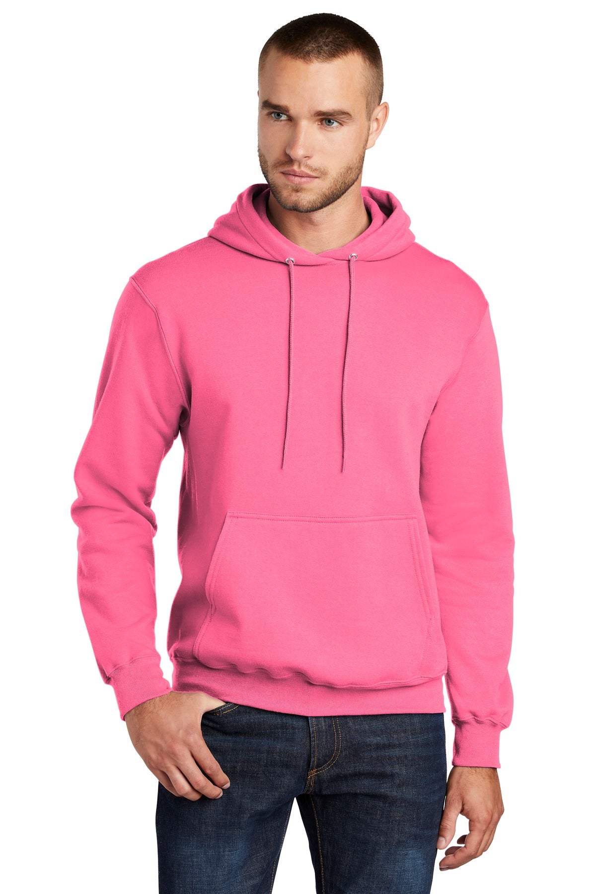 Port & Company PC78H: Core Fleece Pullover Hooded Sweatshirt