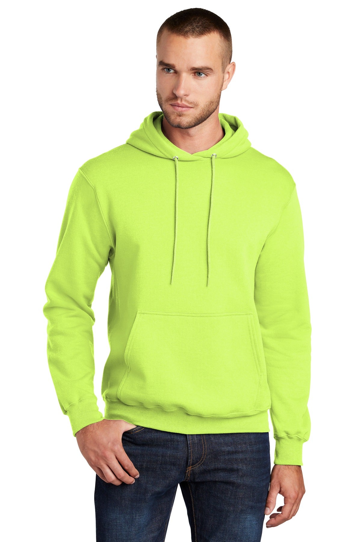Port & Company PC78H: Core Fleece Pullover Hooded Sweatshirt