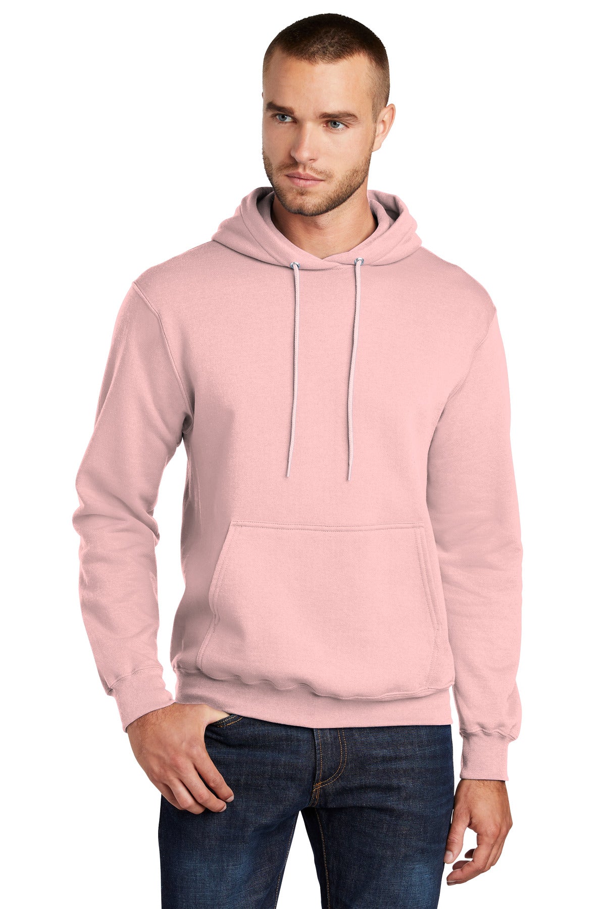 Port & Company PC78H: Core Fleece Pullover Hooded Sweatshirt