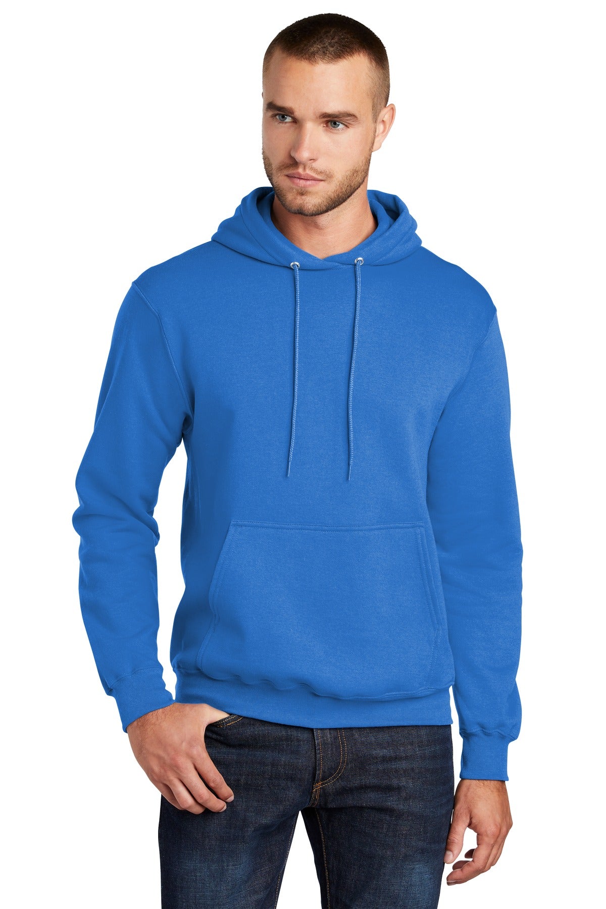 Port & Company PC78H: Core Fleece Pullover Hooded Sweatshirt