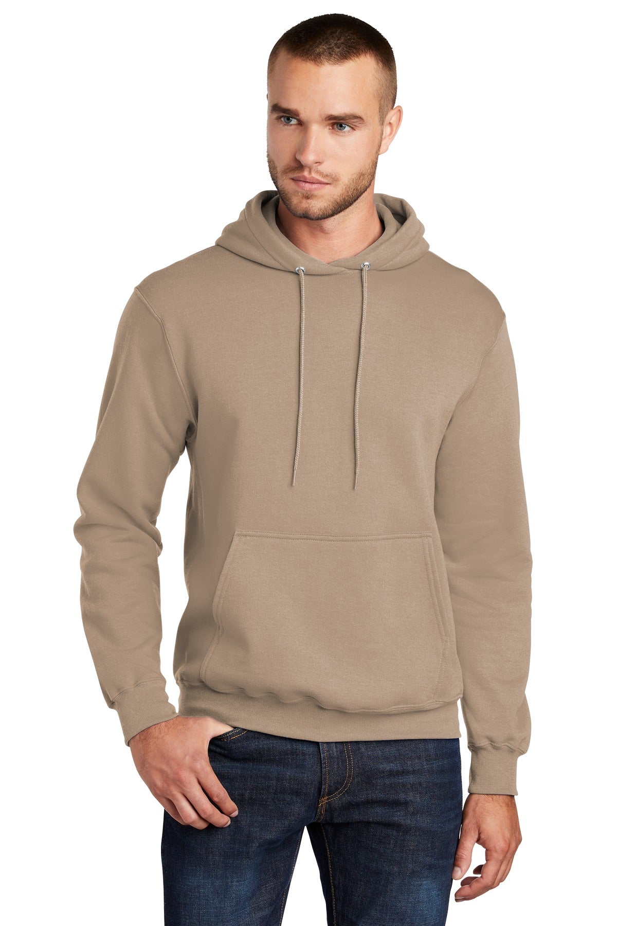 Port & Company PC78H: Core Fleece Pullover Hooded Sweatshirt