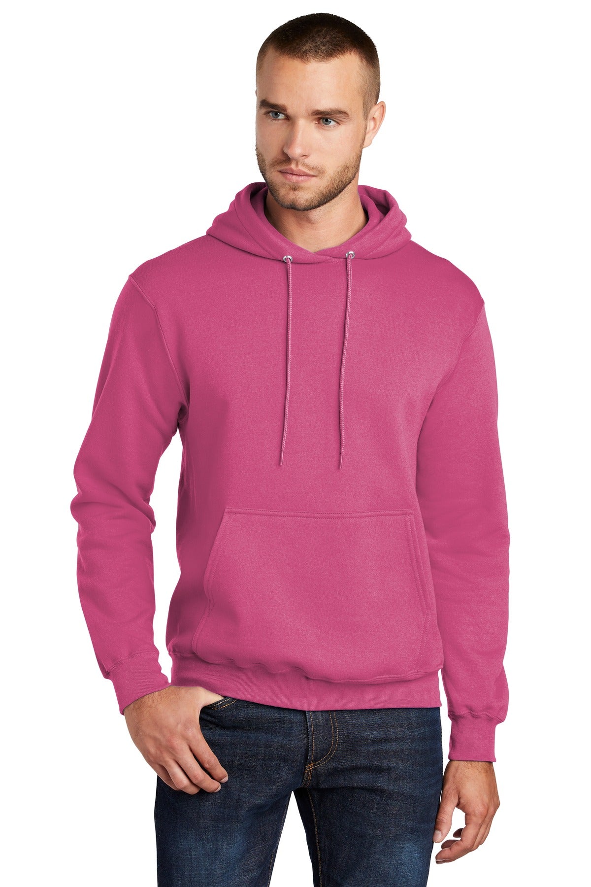 Port & Company PC78H: Core Fleece Pullover Hooded Sweatshirt