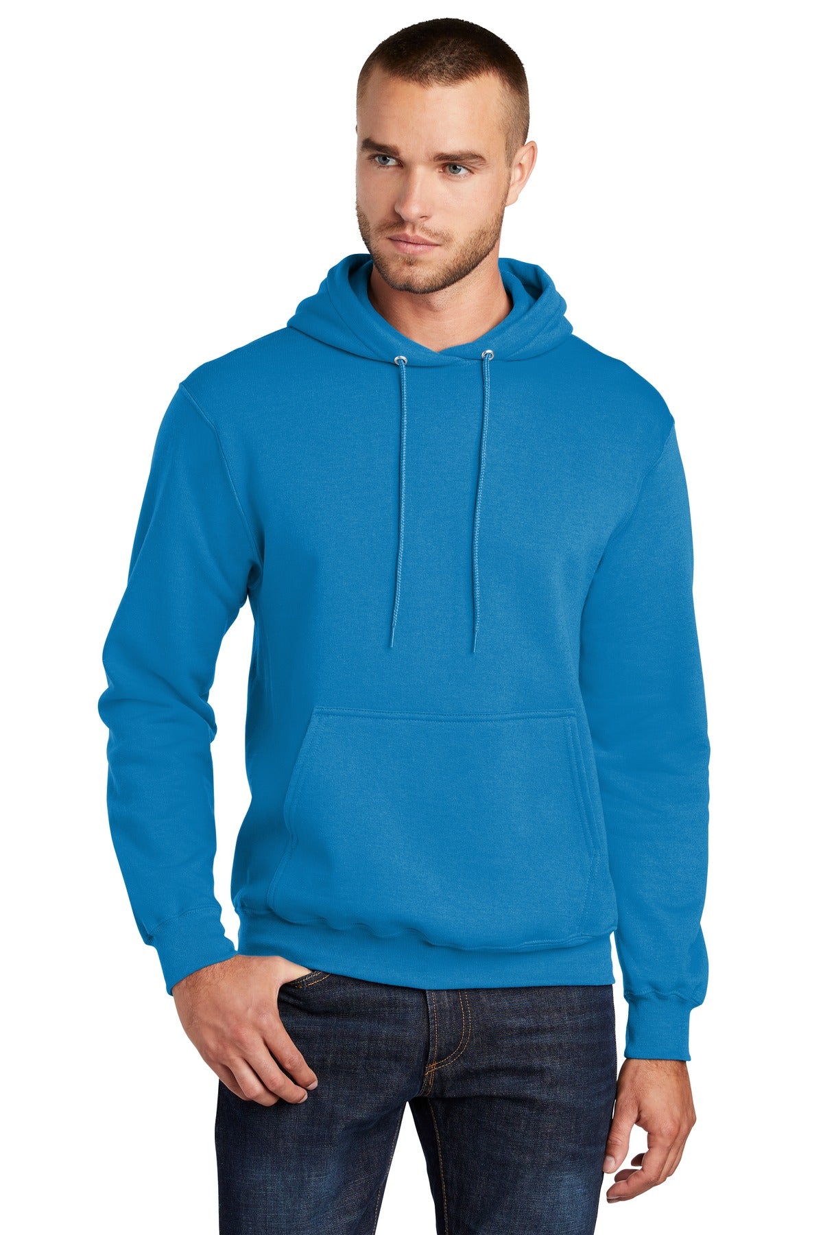 Port & Company PC78H: Core Fleece Pullover Hooded Sweatshirt