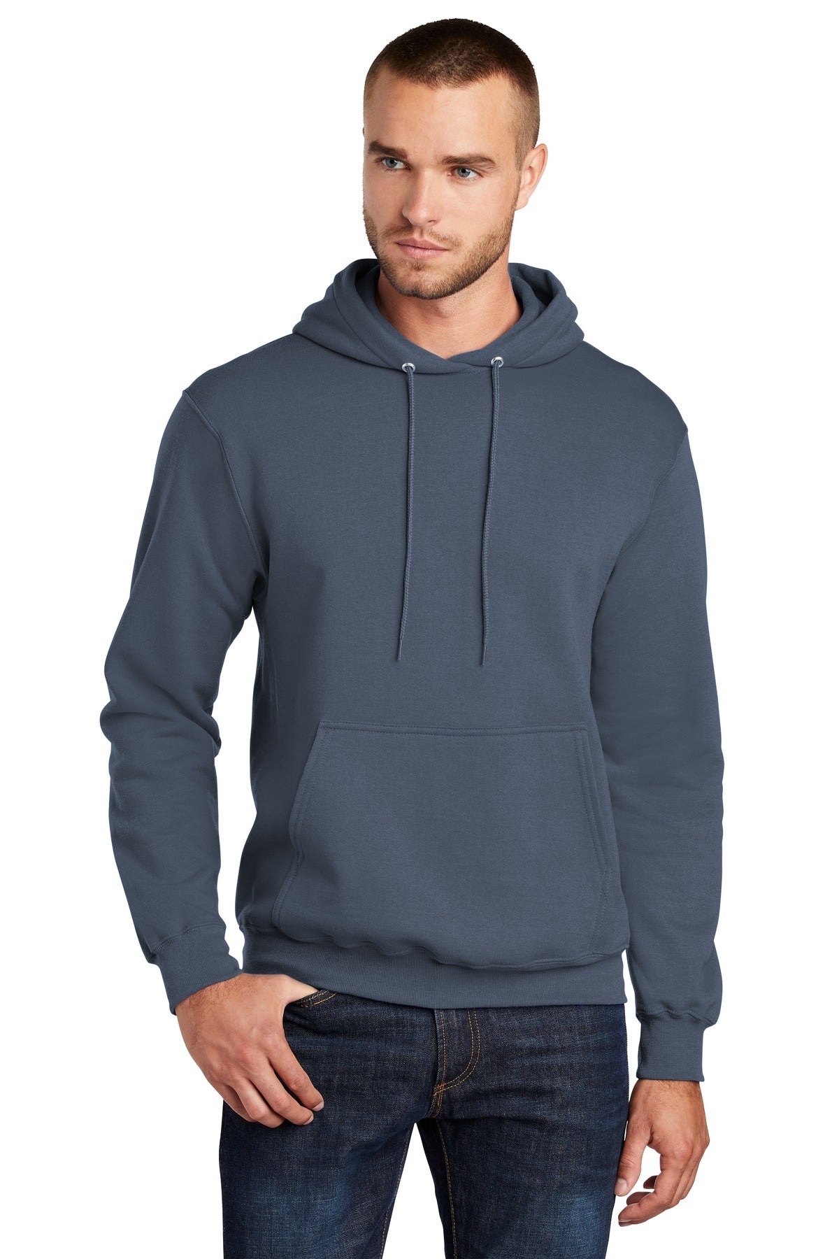 Port & Company PC78H: Core Fleece Pullover Hooded Sweatshirt