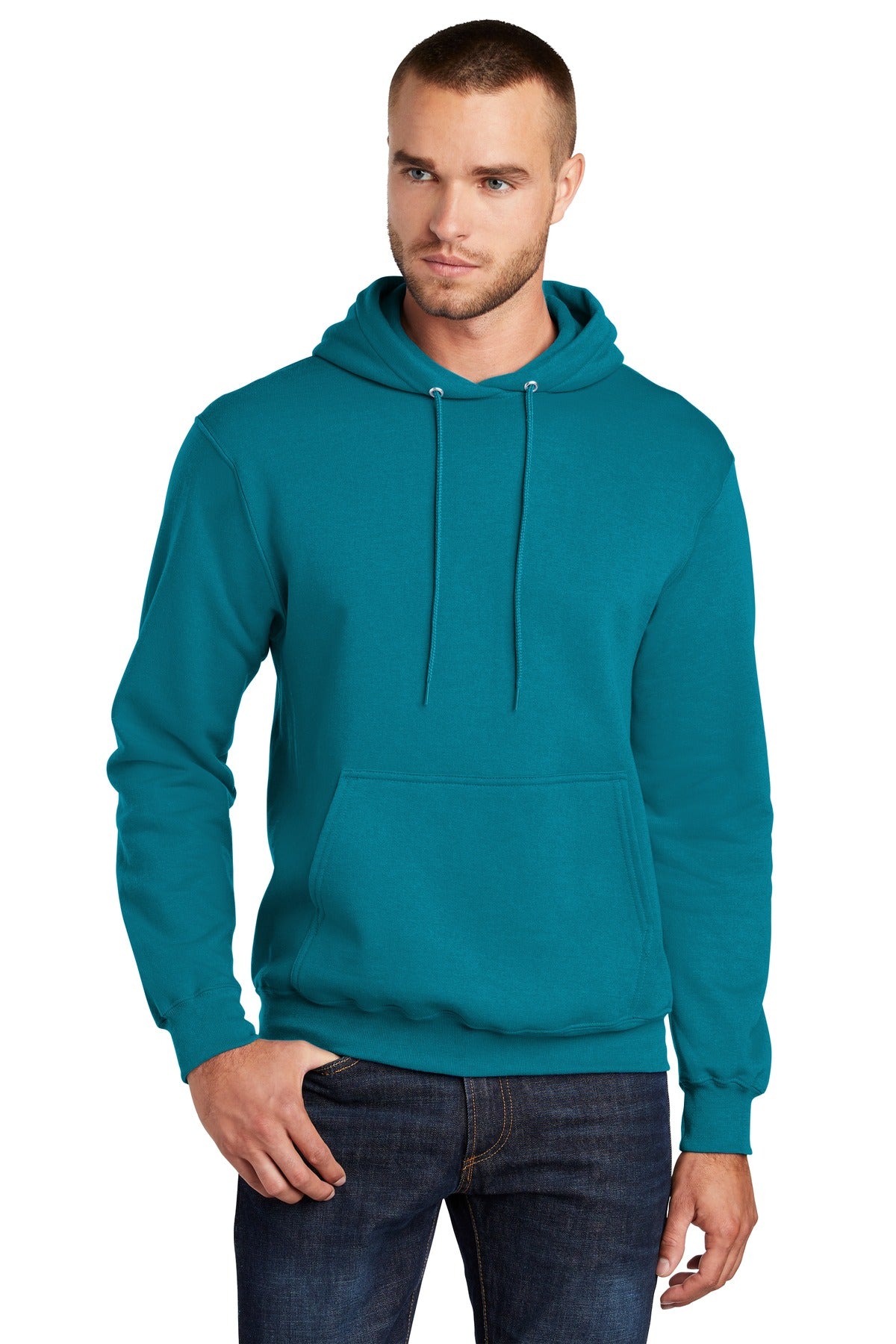 Port & Company PC78H: Core Fleece Pullover Hooded Sweatshirt