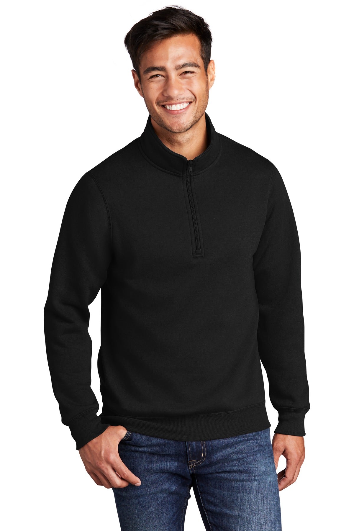 Port Company Core Fleece 1/4-Zip Pullover Sweatshirt PC78Q