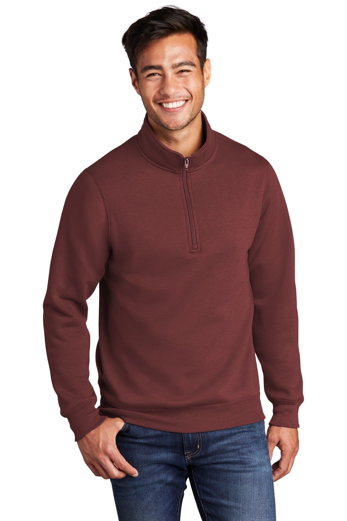 Port Company Core Fleece 1/4-Zip Pullover Sweatshirt PC78Q