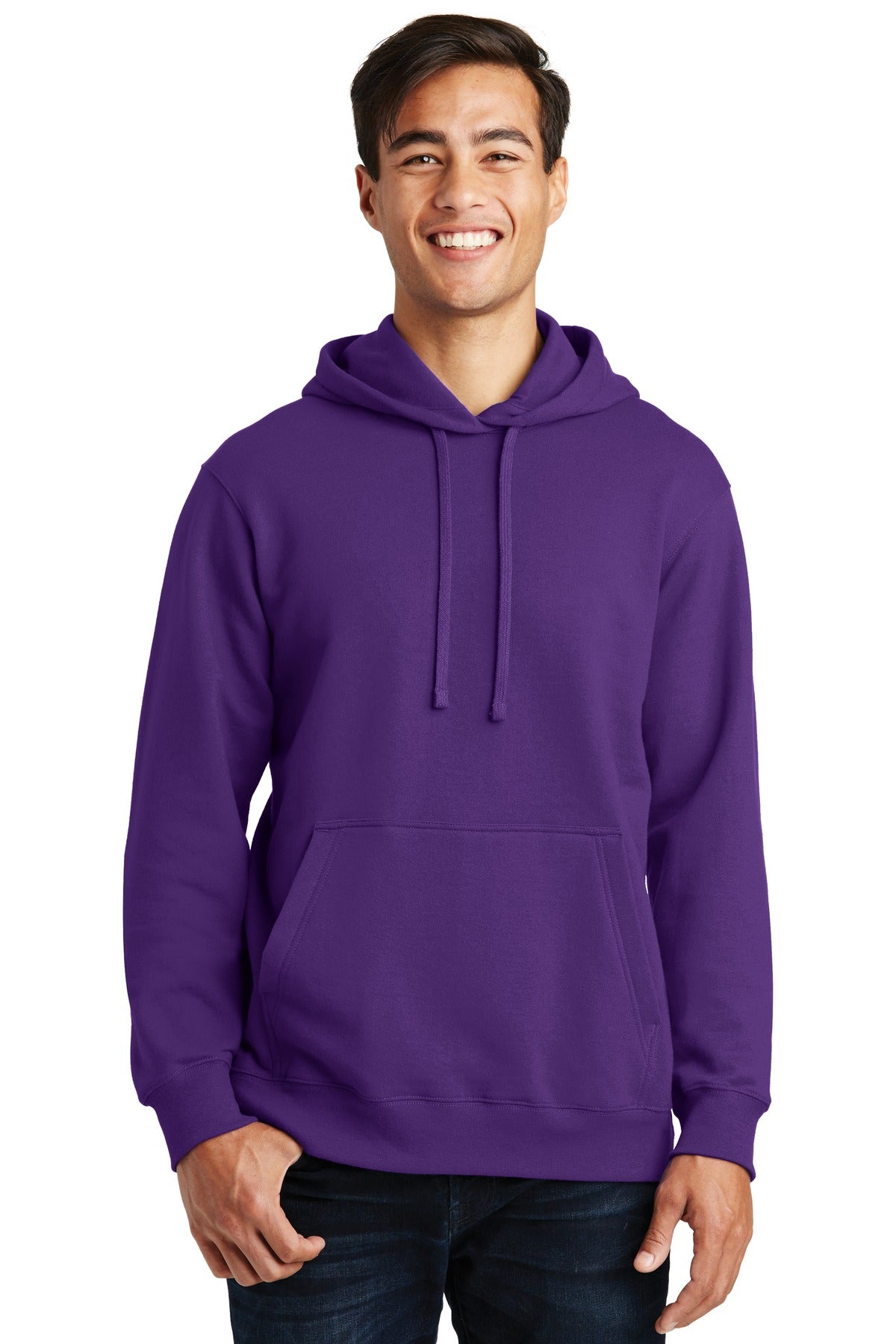Port & Company ®  Fan Favorite Fleece Pullover Hooded Sweatshirt. PC850H, Basic Colors