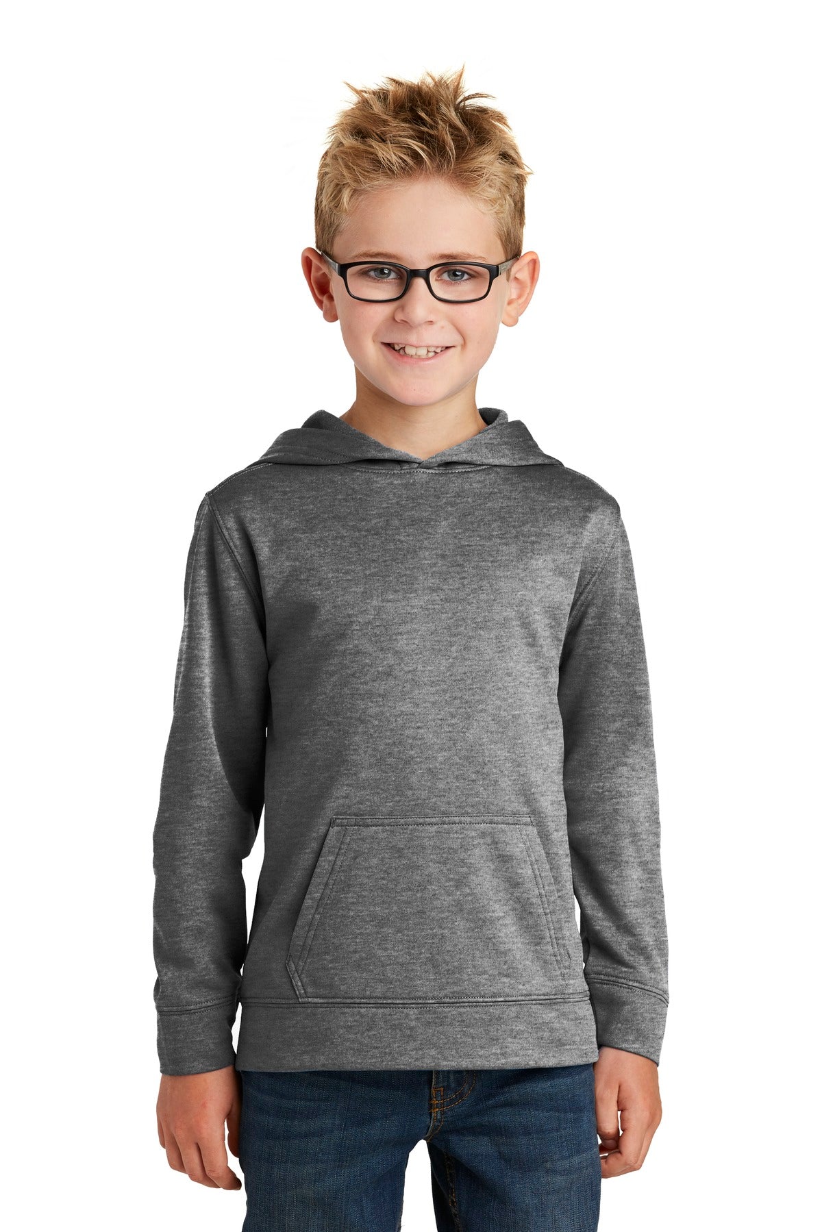 Port & Company ®  - Youth Core Fleece Pullover Hooded Sweatshirt.  PC90YH, Basic Colors
