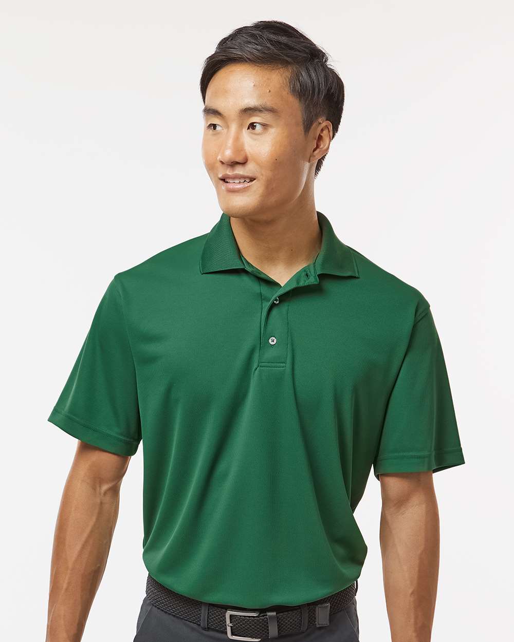 Paragon Polos Paragon 100 Men's Saratoga Performance Mini Mesh Polo