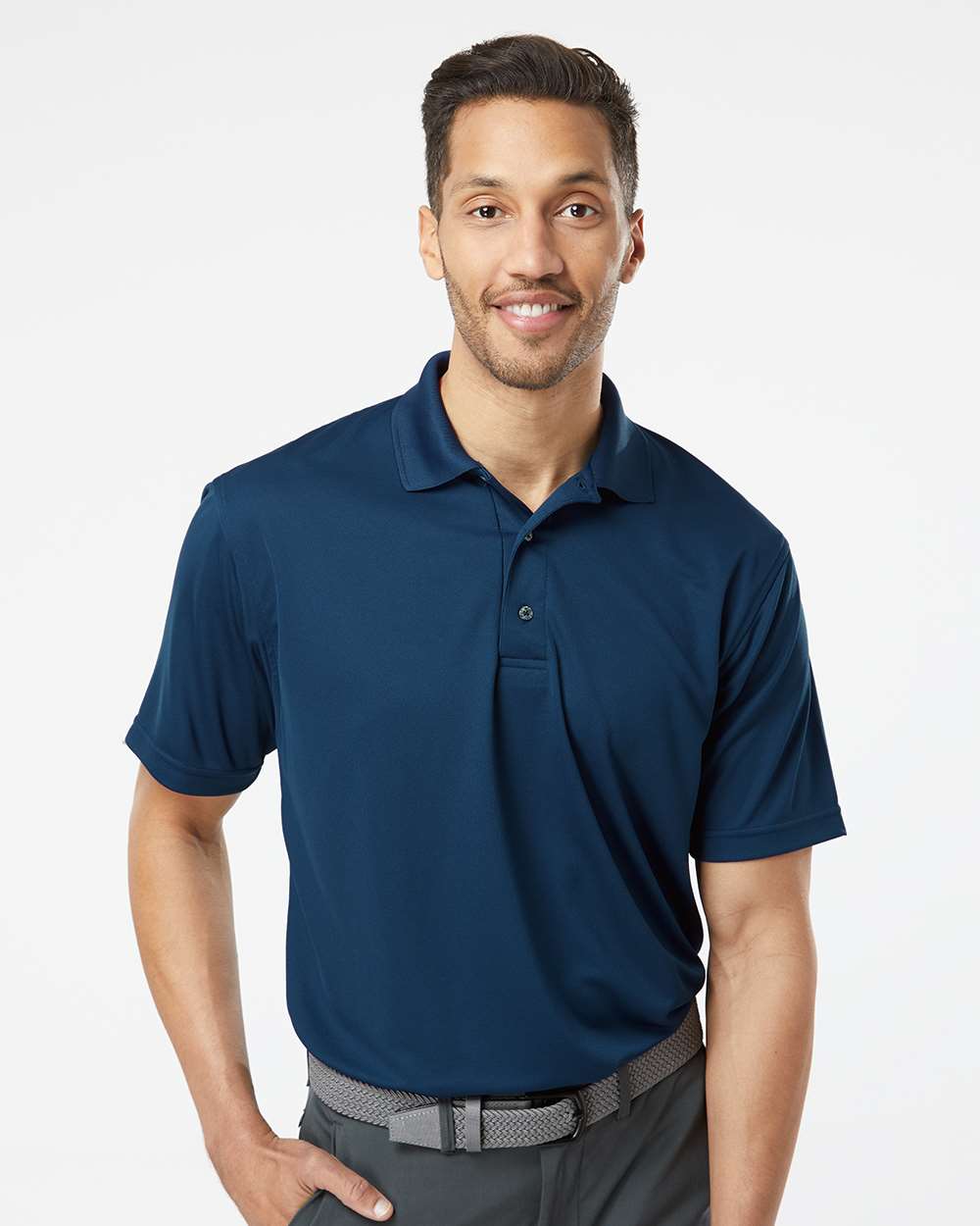 Paragon Polos Paragon 100 Men's Saratoga Performance Mini Mesh Polo