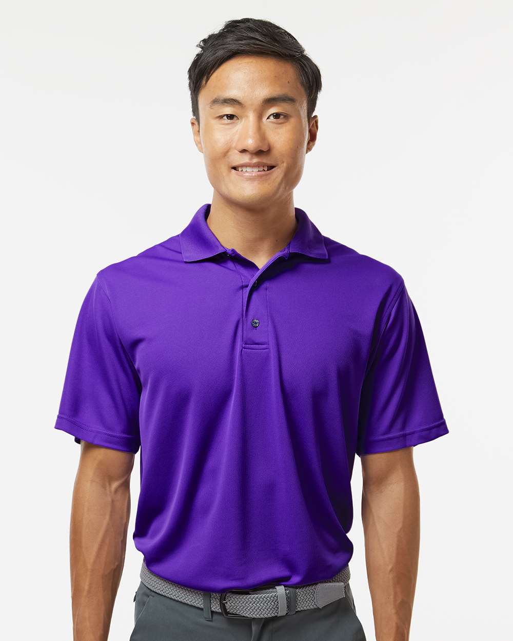 Paragon Polos Paragon 100 Men's Saratoga Performance Mini Mesh Polo