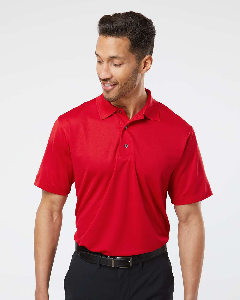 Paragon Polos Paragon 100 Men's Saratoga Performance Mini Mesh Polo