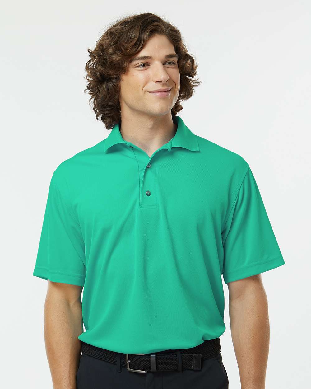 Paragon Polos Paragon 100 Men's Saratoga Performance Mini Mesh Polo