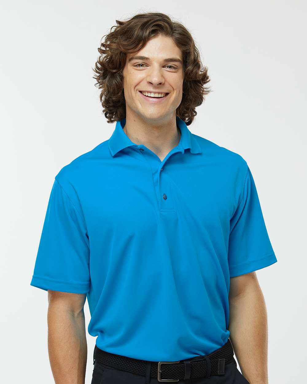 Paragon Polos Paragon 100 Men's Saratoga Performance Mini Mesh Polo