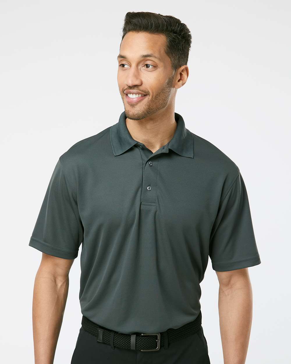 Paragon Polos Paragon 100 Men's Saratoga Performance Mini Mesh Polo