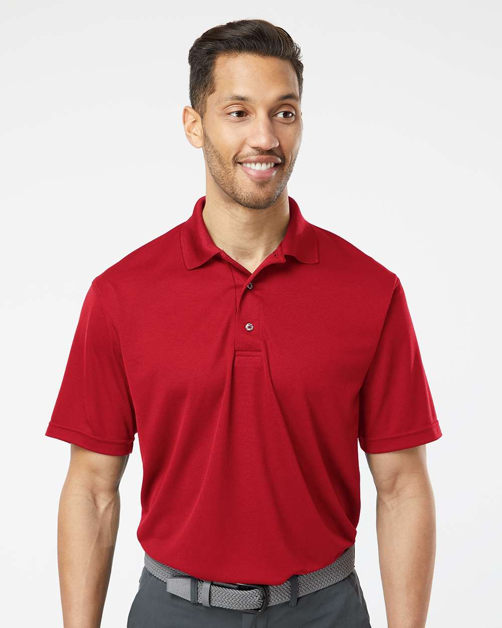 Paragon Polos Paragon 100 Men's Saratoga Performance Mini Mesh Polo