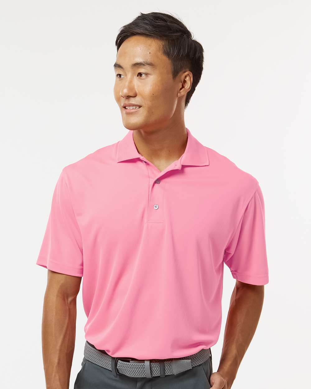 Paragon Polos Paragon 100 Men's Saratoga Performance Mini Mesh Polo
