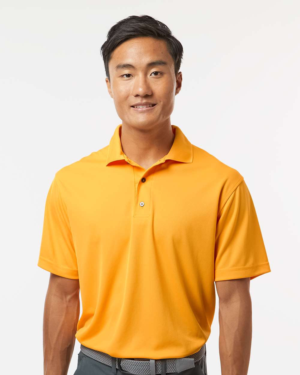 Paragon Polos Paragon 100 Men's Saratoga Performance Mini Mesh Polo