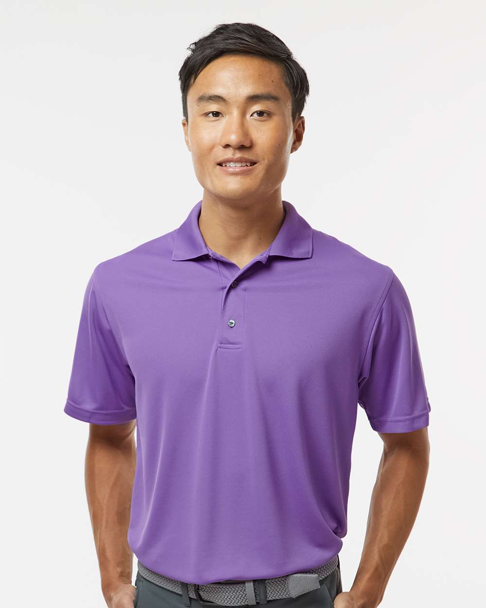 Paragon Polos Paragon 100 Men's Saratoga Performance Mini Mesh Polo