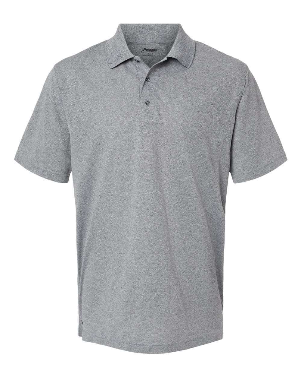 Paragon Polos S / Heather Grey Paragon 100 Men's Saratoga Performance Mini Mesh Polo