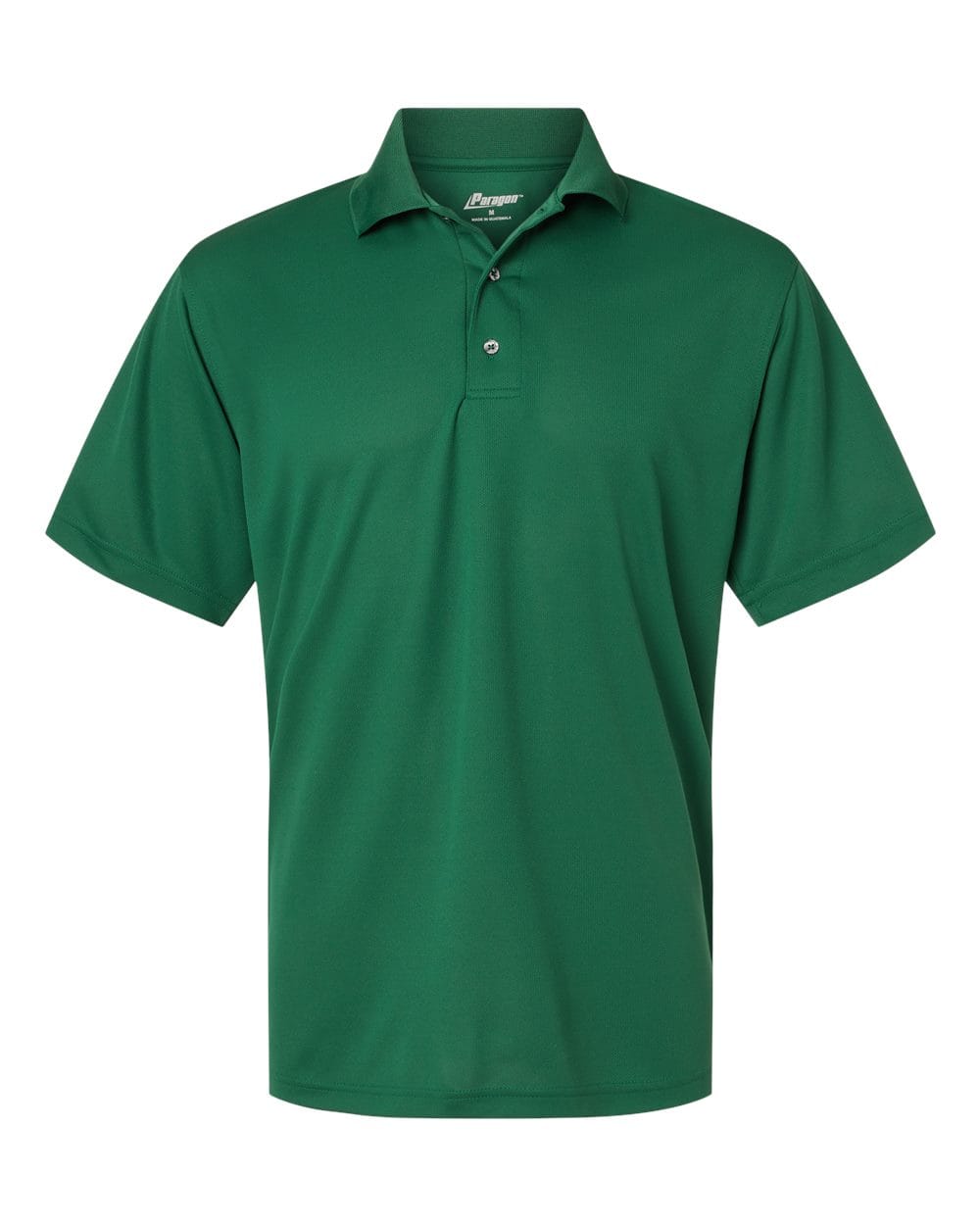 Paragon Polos S / Hunter Green Paragon 100 Men's Saratoga Performance Mini Mesh Polo