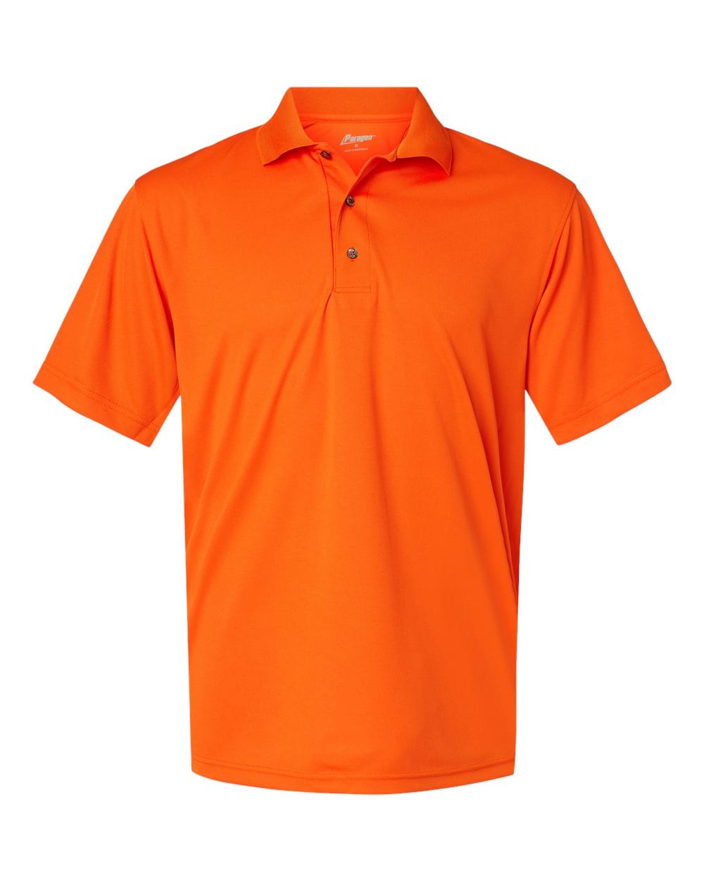 Paragon Polos S / Orange Paragon 100 Men's Saratoga Performance Mini Mesh Polo