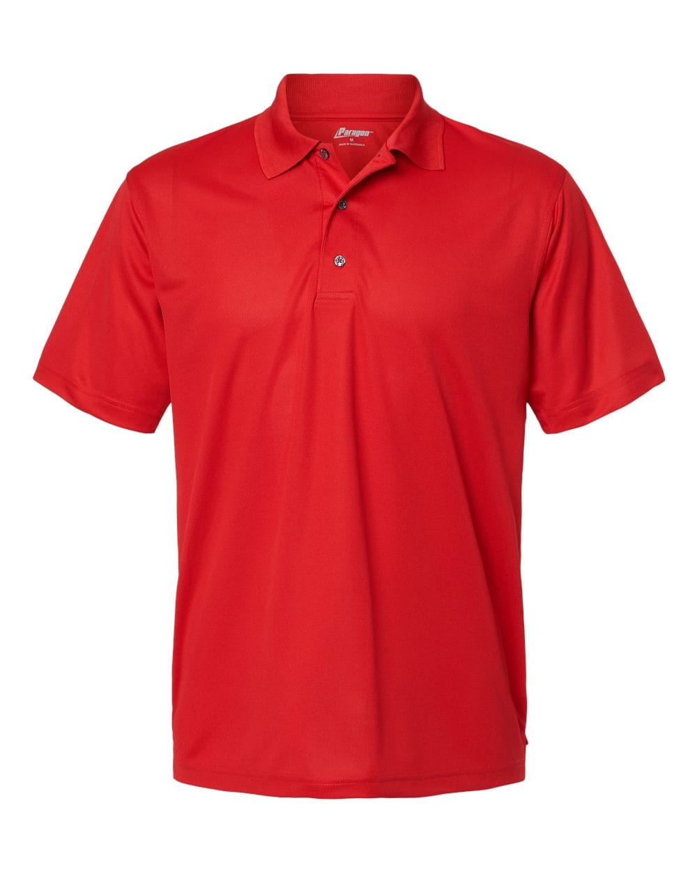 Paragon Polos S / Red Paragon 100 Men's Saratoga Performance Mini Mesh Polo