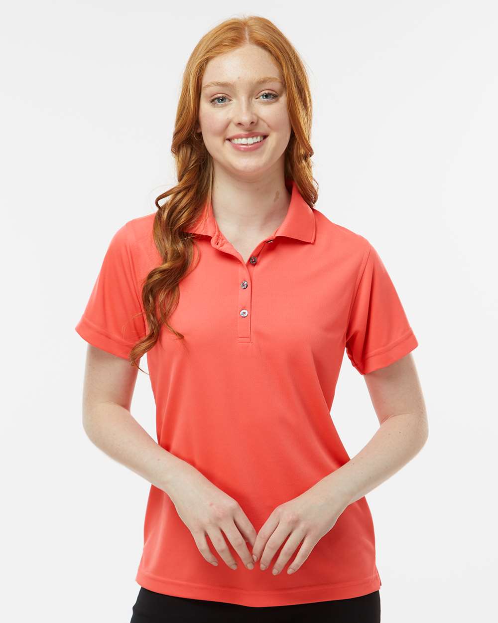 Paragon Polos Paragon 104 Women's Saratoga Performance Mini Mesh Polo
