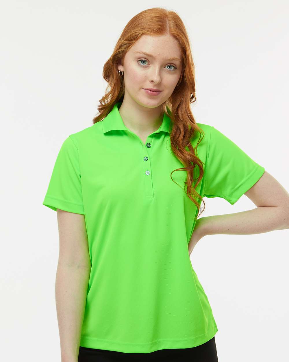 Paragon Polos Paragon 104 Women's Saratoga Performance Mini Mesh Polo