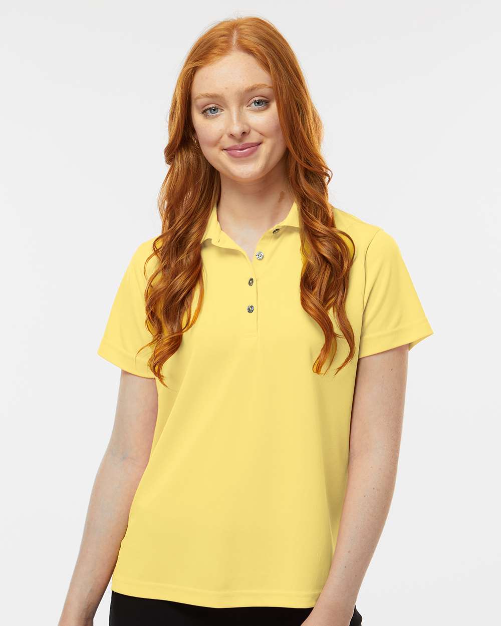 Paragon Polos Paragon 104 Women's Saratoga Performance Mini Mesh Polo