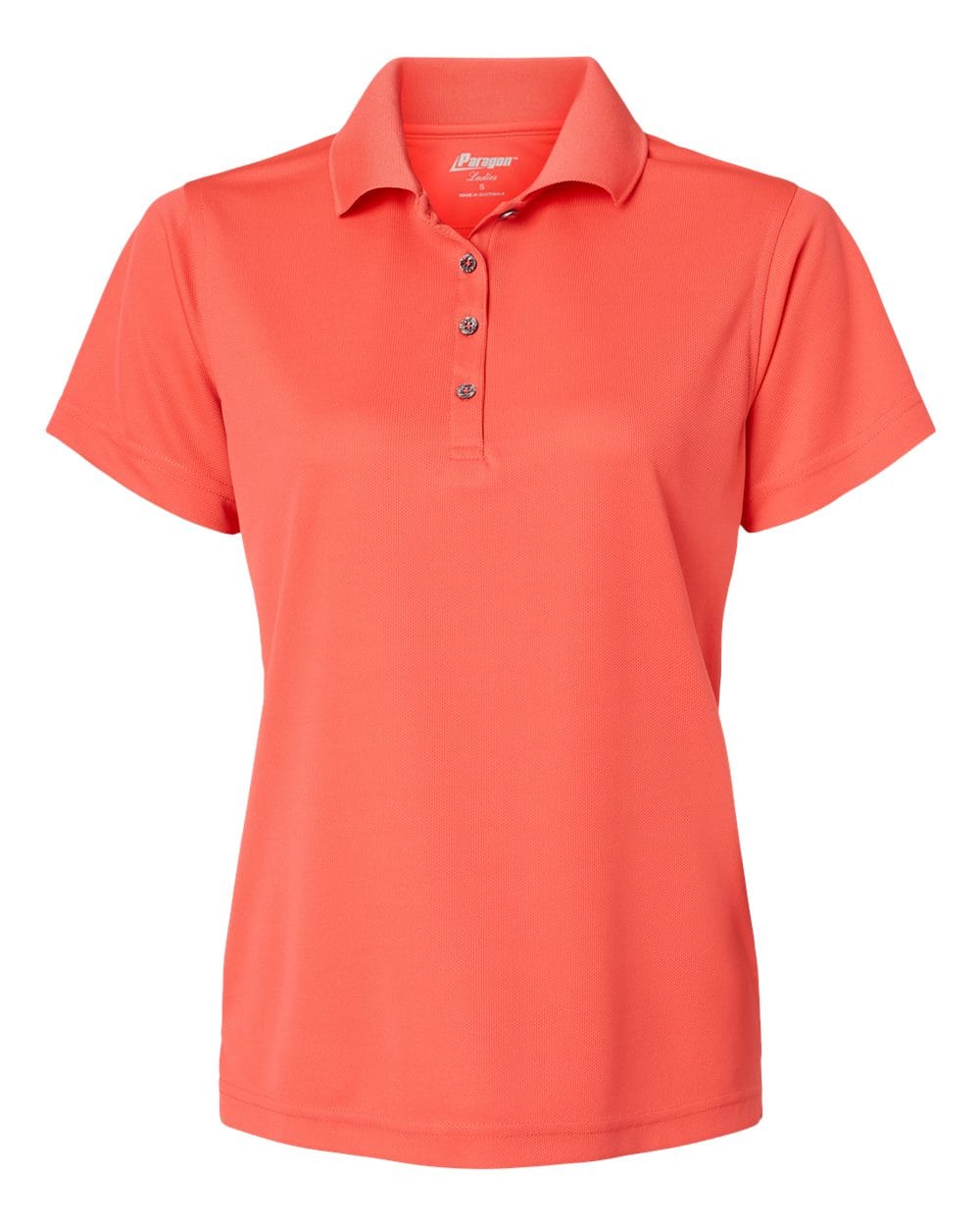 Paragon Polos XS / Melon Paragon 104 Women's Saratoga Performance Mini Mesh Polo