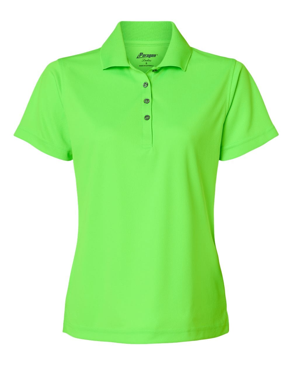 Paragon Polos XS / Neon Lime Paragon 104 Women's Saratoga Performance Mini Mesh Polo