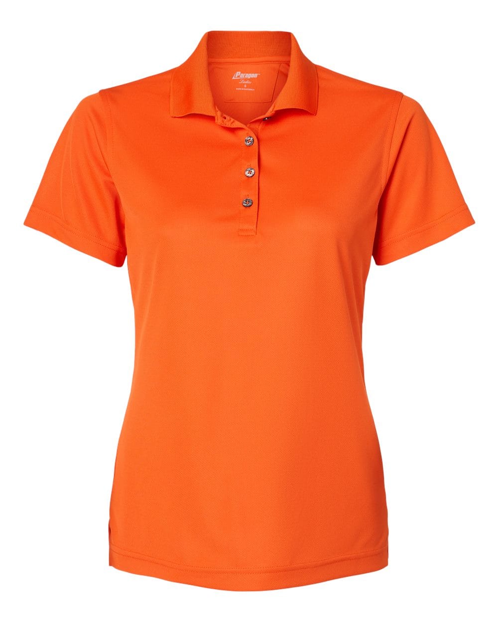 Paragon Polos XS / Orange Paragon 104 Women's Saratoga Performance Mini Mesh Polo