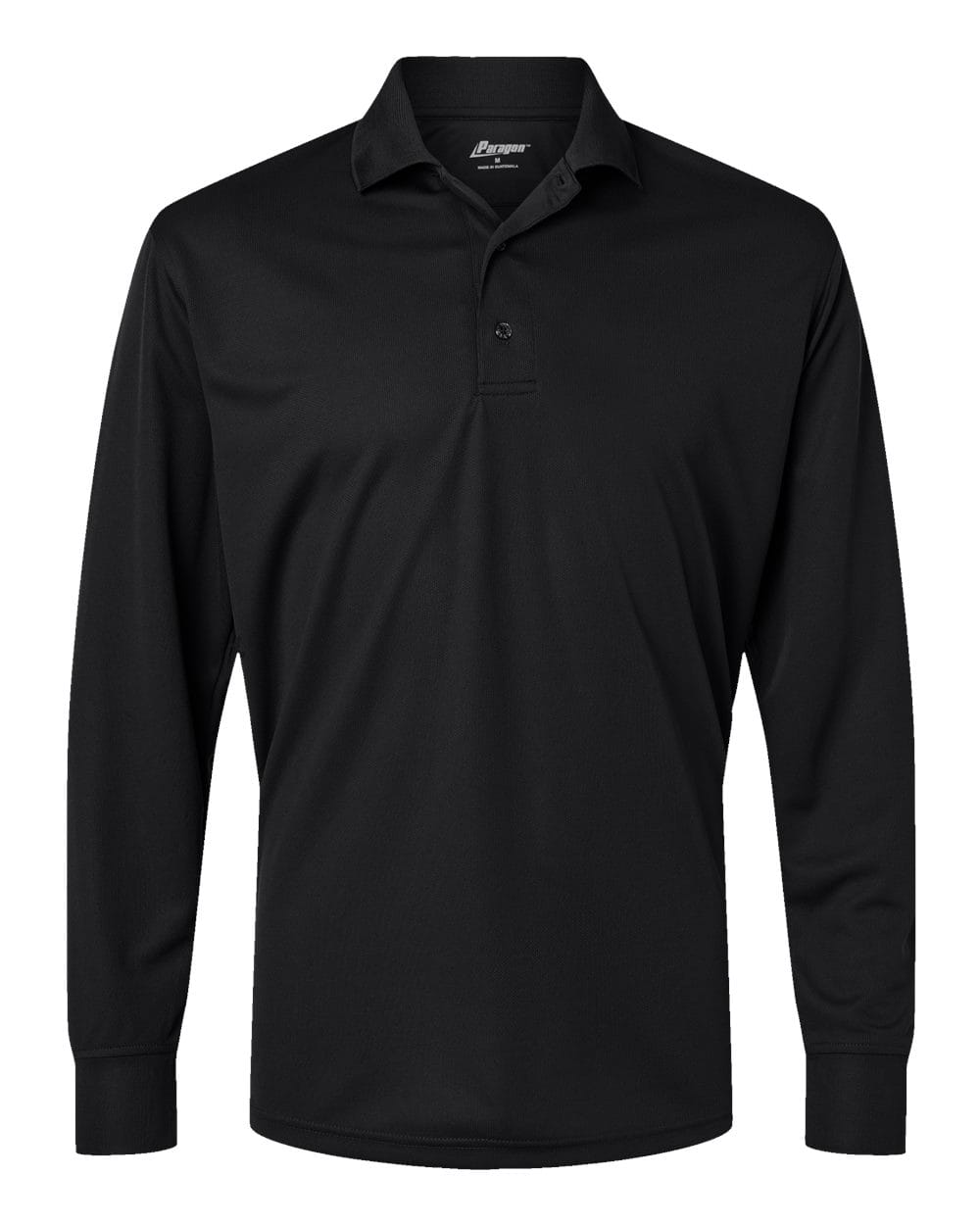 Paragon Polos S / Black Paragon 110 Men's Prescott Long Sleeve Polo