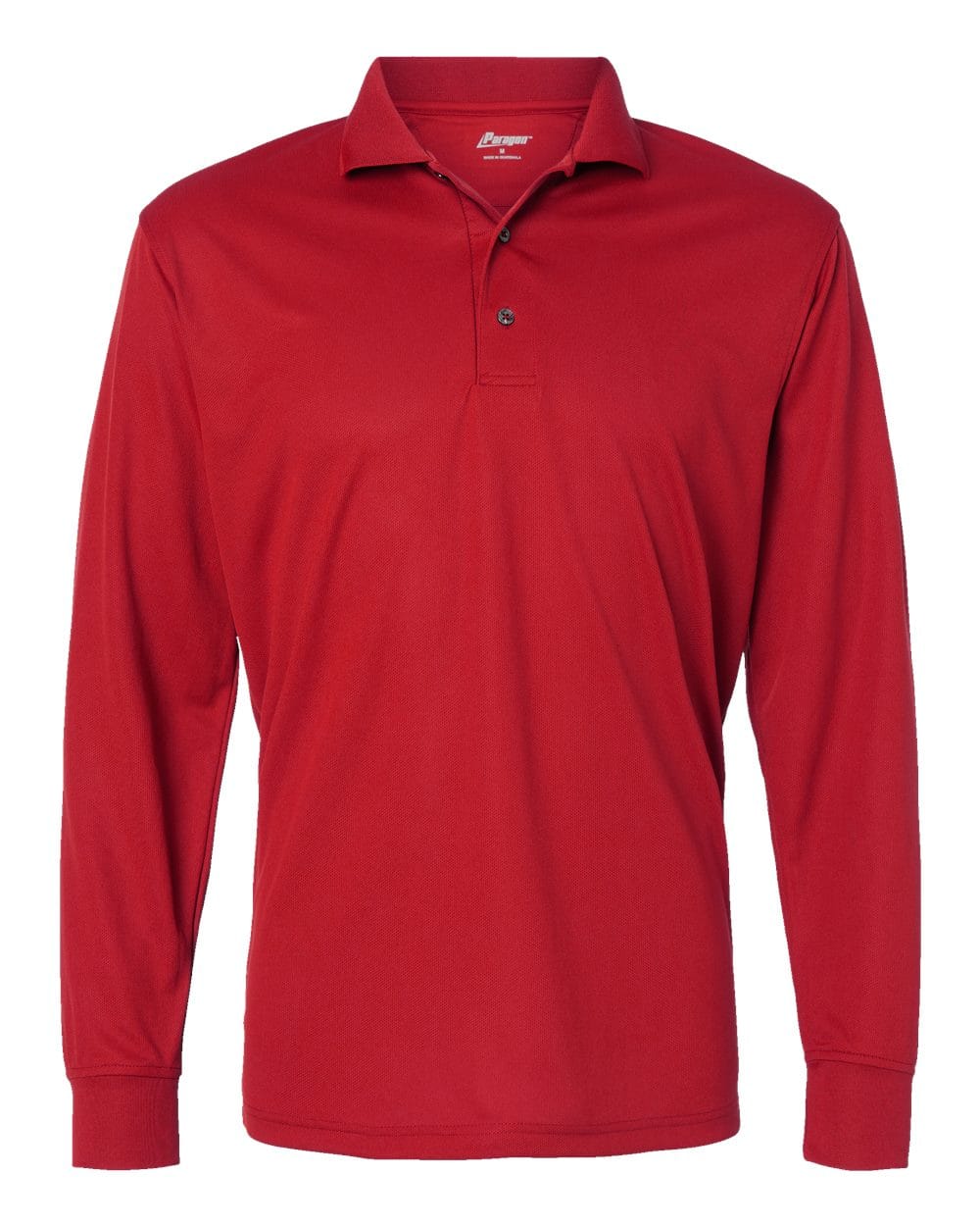 Paragon Polos S / Red Paragon 110 Men's Prescott Long Sleeve Polo