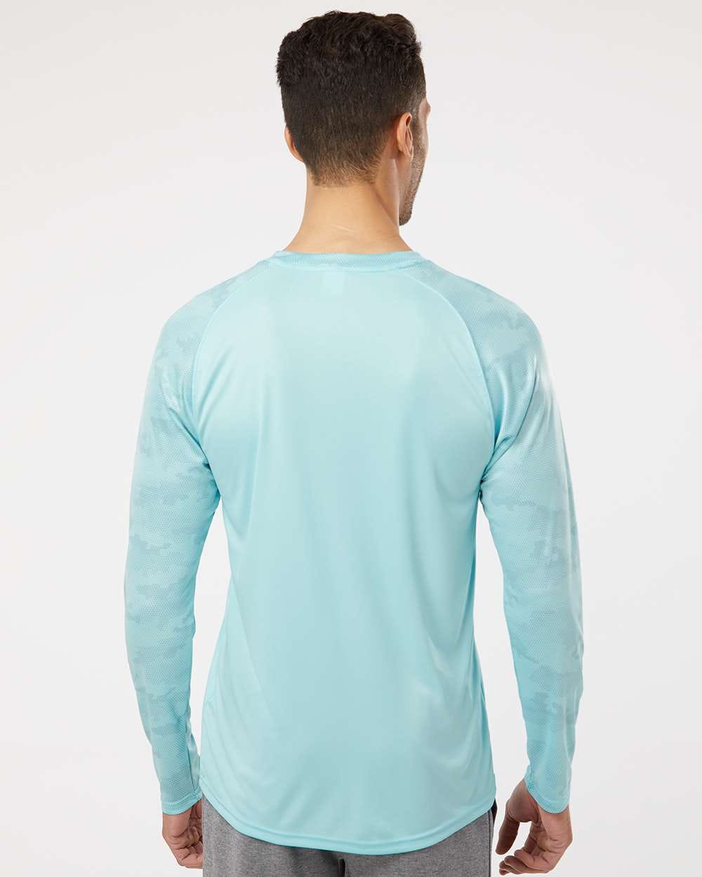 Paragon T-Shirts - Long Sleeve Paragon 216 Unisex Cayman Performance Camo Colorblocked Long Sleeve T-Shirt
